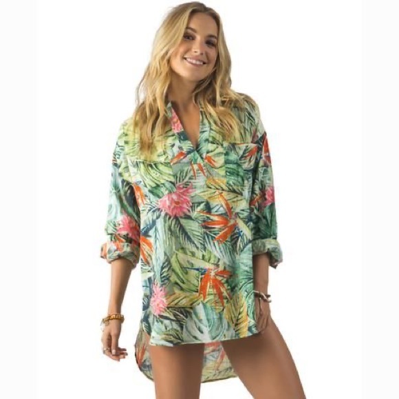 🌴🌼RIP CURL- HOPPER BEACH SHIRT🌼🌴 - Picture 3 of 8
